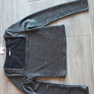 Shimmering Long Sleeve Top